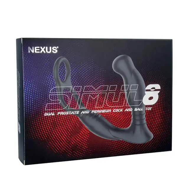 Nexus - Stimul8 Vibrating Dual Motor - luksusowy stymulator prostaty i ring w jednym! 