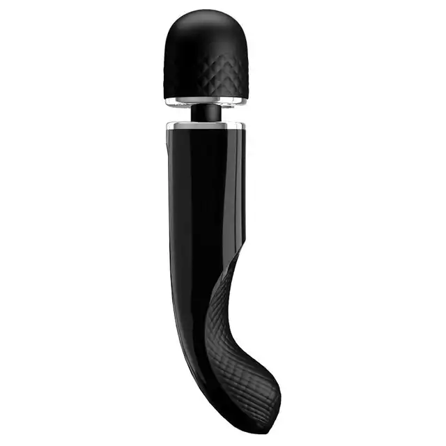 Pretty Love - Charming Massager Black - super mocny masażer z ruchomą główką 
