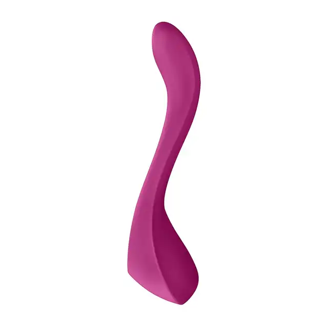 Satisfyer - Partner Multifun 2 Deeprose - wielofunkcyjny wibrator w pięknym kolorze. Przyjemność solo lub z partnerem 