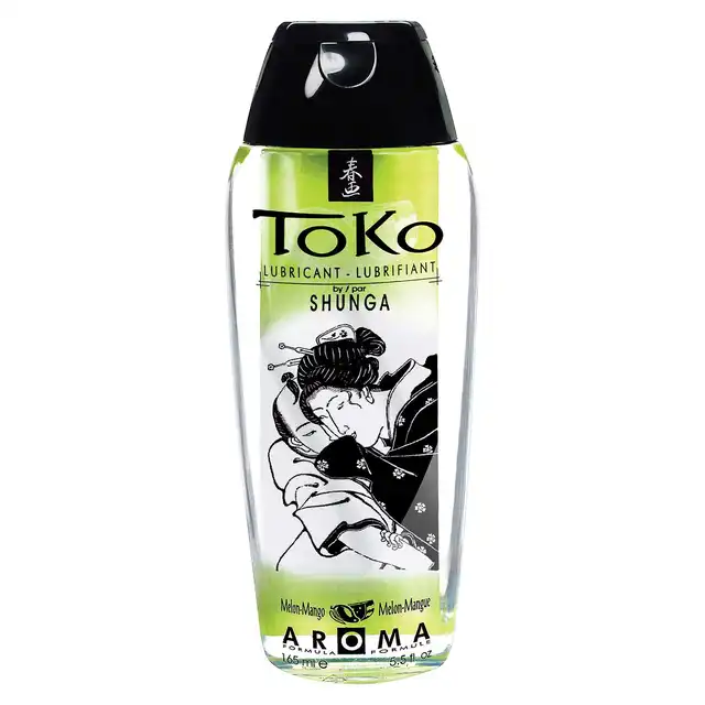 Shunga - Toko Aroma Melon 165 ml. Niezwykle wydajny i porywająco owocowy lubrykant wodny o smaku melona. Szaleństwo zmysłów. 