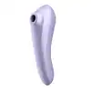 Satisfyer - Dual Pleasure Mauve - stymulator łechtaczki oraz wewnętrzny wibrator punktu G! 