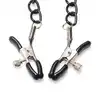 Master Series - Collared Temptress Collar - kołnierz połączony z zaciskami na sutki. Rozkręć sesję BDSM 