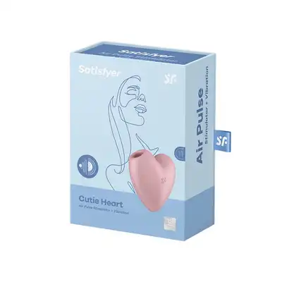 Satisfyer - Cutie Heart Pink - innowacyjny wibrator pulsacyjny do łechtaczki w kształcie serduszka 