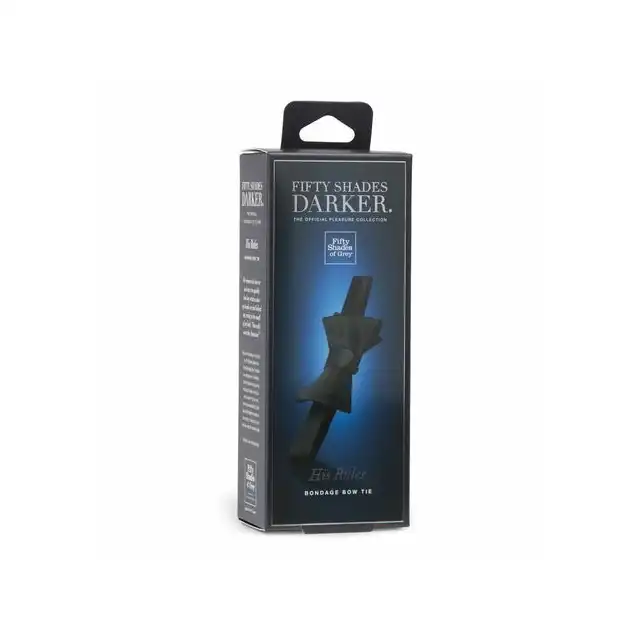Fifty Shades of Grey - Darker His Rules Bondage Bow Tie - stylowa ozdoba i narzędzie do wiązania 