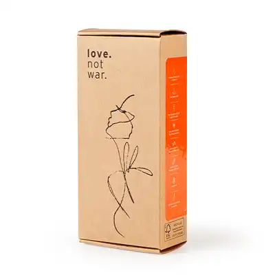 Love Not War - Laska Orange - wibrator o innowacyjnym kształcie i eleganckim wyglądzie 