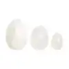 La Gemmes - Yoni Egg Set Clear Quartz - ekskluzywne jajeczka wykonane z kamieni szlachetnych. Noś jako biżuterię 