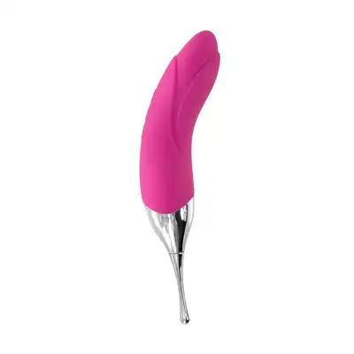 Yoba - Accuracy Fushia.  Wibrator 2w1, punktowy i do punktu G!  Obowiązkowa zabawka erotyczna każdej kobiety! 