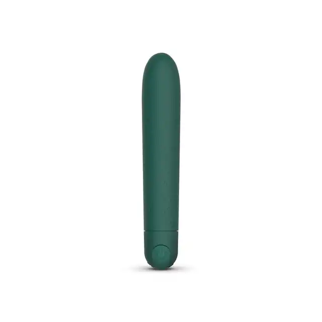 Glov - Saga Bullet Vibrator. Ekologiczny mini wibrator wykonany z recyklingowanego ABSu. Klasyczny kształt w eko wydaniu