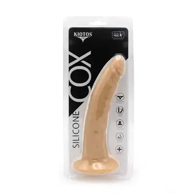  Kiotos Cox - Flesh 043 Silicone. Realistyczne silikonowe dildo 20 cm z mocną przyssawką do punktu P lub G