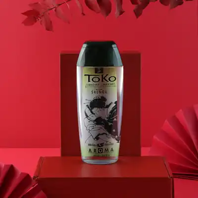 Shunga - Toko Aroma Melon 165 ml. Niezwykle wydajny i porywająco owocowy lubrykant wodny o smaku melona. Szaleństwo zmysłów. 