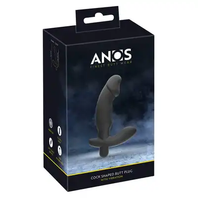 Anos - Cock Shaped Butt Plug - wibrująca przyjemność analna. Perfekcyjna stymulacja 