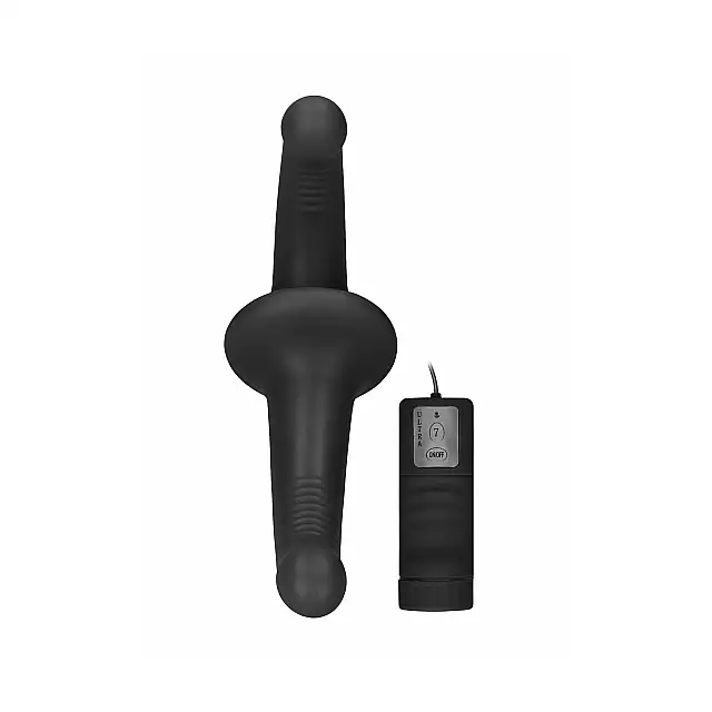 Ouch! - Vibrating Silicone Strapless Strapon. Wibrujący strapon bezuprzężowy sterowany za pomocą pilota. Jednoczesna stymulacja obu partnerów
