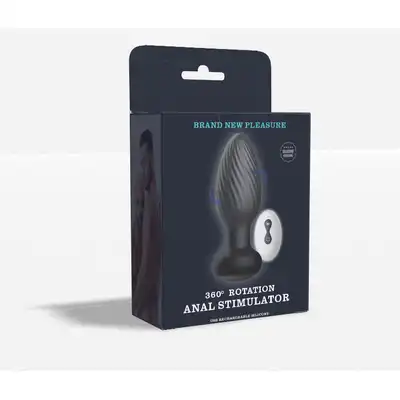 Retating anal plug