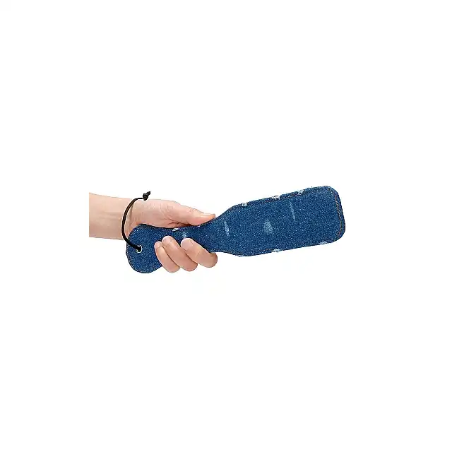 Ouch! - Denim Paddle. Dżinsowa packa do klapsów dla niegrzecznych miłośników BDSM. Doskonały wybór dla każdego fana klapsów. Ostatnia sztuka!