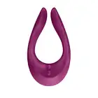 Satisfyer - Partner Multifun 2 Deeprose - wielofunkcyjny wibrator w pięknym kolorze. Przyjemność solo lub z partnerem 