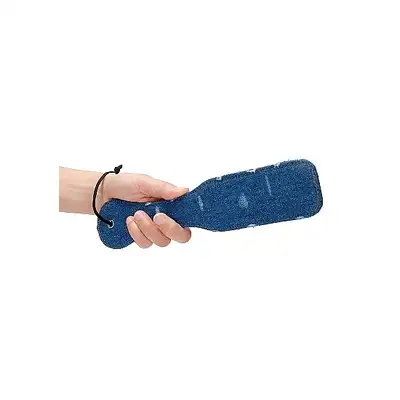 Ouch! - Denim Paddle. Dżinsowa packa do klapsów dla niegrzecznych miłośników BDSM. Doskonały wybór dla każdego fana klapsów. Ostatnia sztuka!