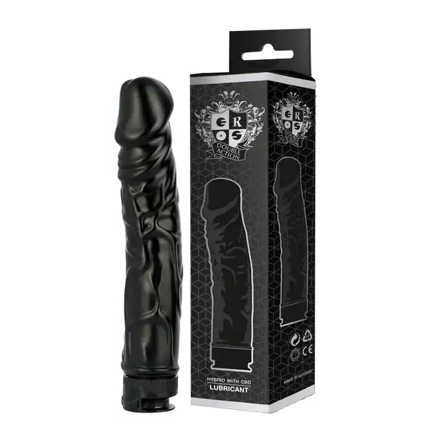 Eros - Double Hybrid CBD Lube 100 ml. Hybrydowy lubrykant o unikatowej formule z CBD w kształcie członka