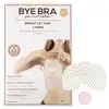 Bye Bra - Breast Lift Tape 3 Pairs D-F. Taśmy do biustu i nakładki na sutki. Renomowana jakość i wytrzymałość. Podniesiony biust bez stanika 