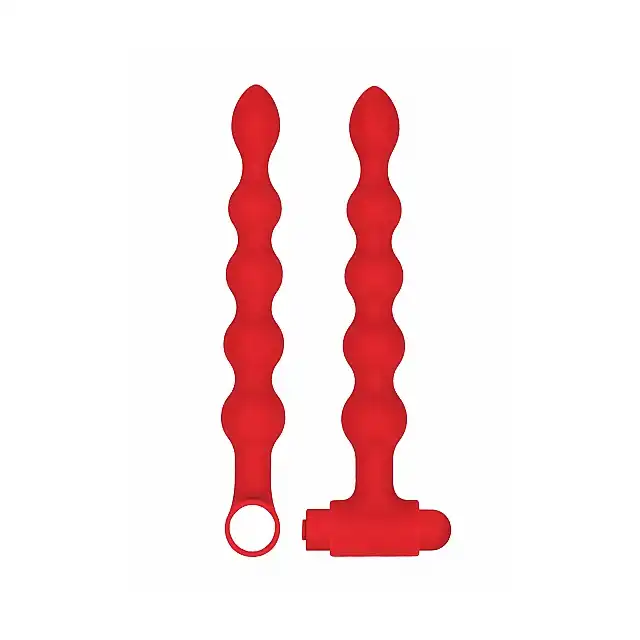Ouch! - USB-Rechargeable Anal Set. Zestaw analnych wtyczek i wibratorów. Pocisk wibrujący ładowany USB. Niekończąca się analna przyjemność