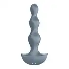 Satisfyer - Lolli Plug 2 Grey - wibrator analny o stożkowym kształcie. Dwa osobne, mocne silniki! 