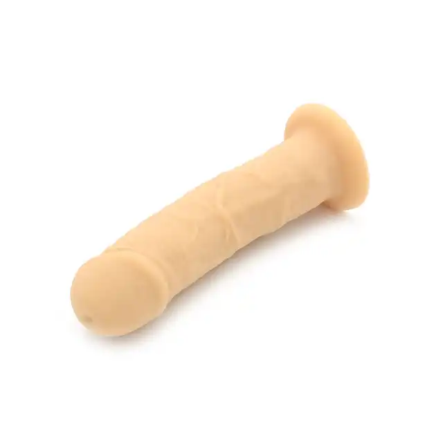Kiotos Cox - Flesh 041 Silicone.  Silikonowe teksturowane dildo 23 cm ze stymulacją punkgu G. Mocna przyssawka