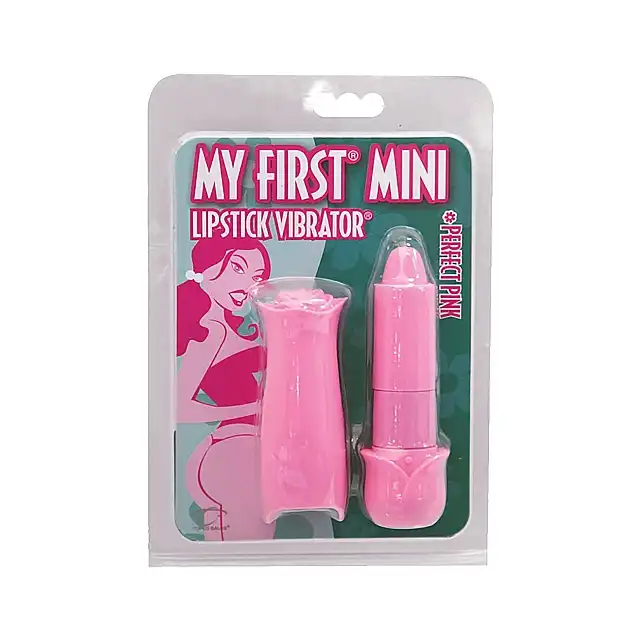Shots - My First Mini Lipstick Vibrator - mini wibrator w uroczym kształcie szminki. Zabierz ją do kosmetyczki! Ostatnia sztuka!