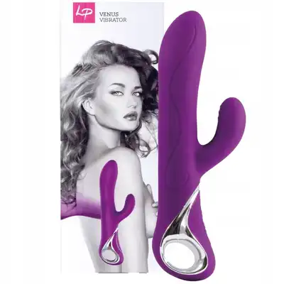 Lovers Premium - Venus Purple. Stylowy wibrator z króliczkiem jakości premium, jednoczesna stymulacja punktu G i łechtaczki