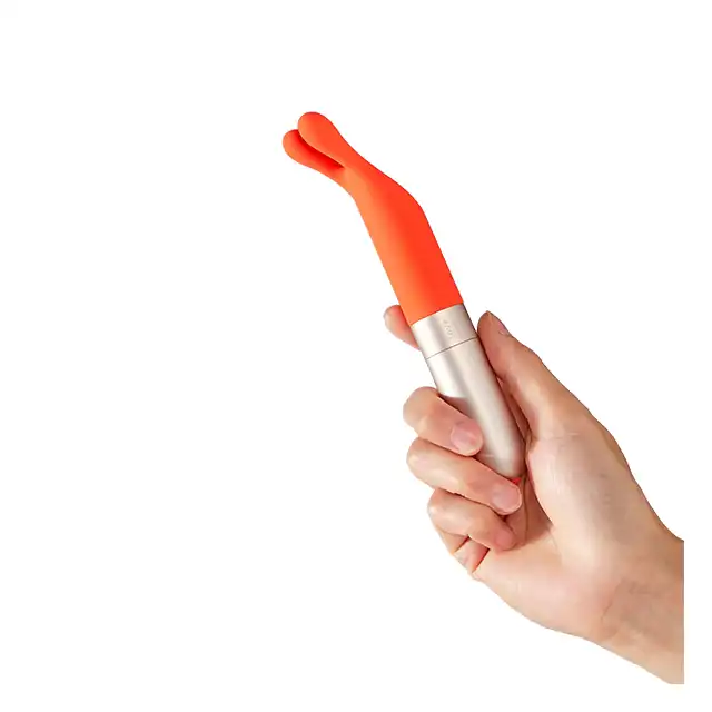 Love Not War - Laska Orange - wibrator o innowacyjnym kształcie i eleganckim wyglądzie 