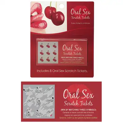 ORAL SEX SCRATCH TICKETS