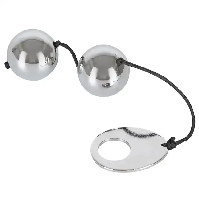 Bad Kitty - Metal Balls. Ciężkie metalowe kulki gejszy dla zaawansowanych użytkowników. Komfortowy trening mięśni kegla