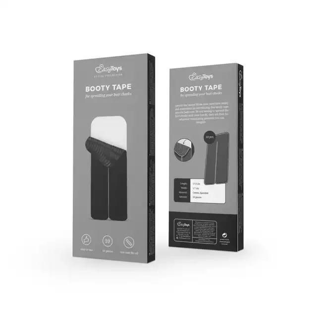 Easy Toys - Booty Tape 1 szt. Taśma do rozchylania pośladków. Super przyczepność, świetna do zabaw analnych 