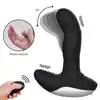 Boys Of Toys - Silicone Massager Black. Wibrujący stymulator prostaty z funkcją podgrzewania i ruchomą końcówką, sterowany na pilota