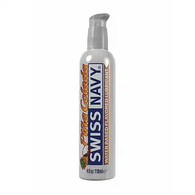 Swiss Navy - Pina Colada 118ml - lubrykant smakowy marki premium w dużej pojemności! Na bazie wody 