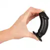 Anos - Butt Plug Training Kit. Zestaw trzech czarnych wtyczek analnych w kształcie penisów. Stopniuj swoje analne doświadczenie tak jak lubisz