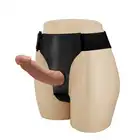 Baile - Double Dildos Strap On. Strap on z podwójnym dildo, zapewniający dogłębną stymulacje partnerów w tym samym czasie.