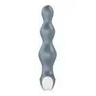 Satisfyer - Lolli Plug 2 Grey - wibrator analny o stożkowym kształcie. Dwa osobne, mocne silniki! 