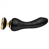 Shunga - SANYA - Intimate massager black - luksusowy wibrator do stymulacji waginalnej lub łechtaczki z hipoalergicznego silikonu 