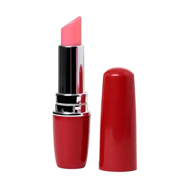 A-Toys - Lipstick Vibe Red. Mini wibrator w kształcie klasycznej szminki do ust. Zmień zabawę na tryb incognito i bądź zawsze gotowa na swoje zachcianki