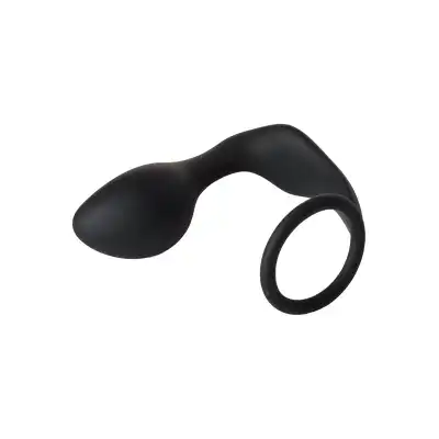 FANTASSTIC ANAL PLUG WITH COCKRING BLACK