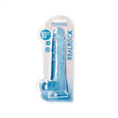 Realistic Dildo with Balls - 10""/ 25,4 cm