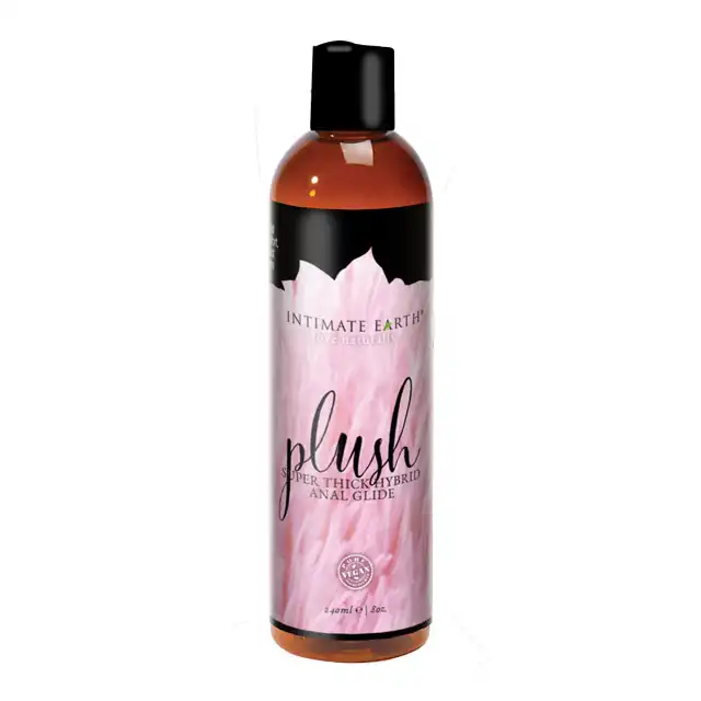 Intimate Earth - Plush Anal Gel 240 ml. Gęsty wodno-silikonowy żel analny z korzeniem lukrecji 