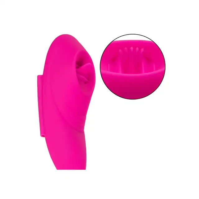 Calexotics - Remote Flicker Panty Teaser Pink - wibrator do majtek ze zdalnie sterowanym pilotem. Wyposażony w przyjemny język