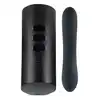 Kiiroo - Titan &amp; Pearl 2 Couple Set. Zestaw dla par na odległość, wibrator i masturbator z funkcją interaktywnego dotyku