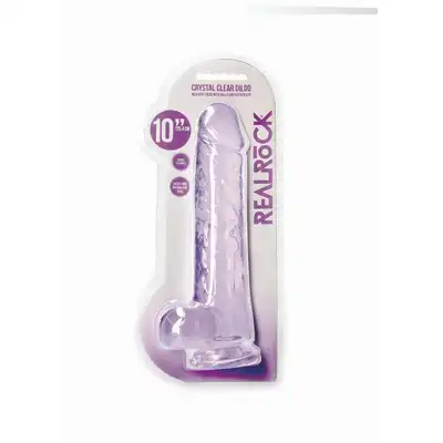 Realistic Dildo with Balls - 10""/ 25,4 cm
