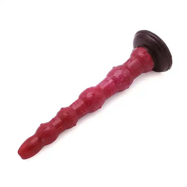 Kiotos Monstar - Beast 45. Mega długie zwierzęce dildo z 4 zgrubieniami. 37,5 cm długości, 5,7 cm średnicy