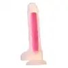 RADIANT SOFT SILICONE GLOW IN THE DARK DILDO LARGE PINK