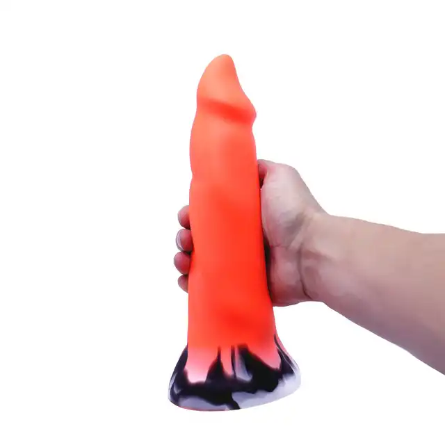 Kiotos Monstar - Beast 47. Penis wulkanicznej bestii z szeroką podstawą. Dildo o długości 28 cm i 7 cm średnicy