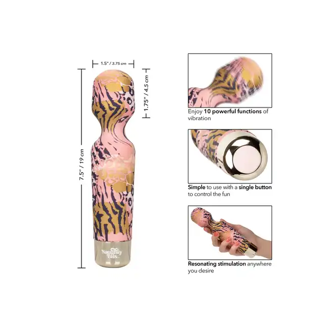 Calexotics - Wand To Fuck. Designerska różdżka z mocnymi wibracjami i super elastyczną główką. Oddaj się spersonalizowanej przyjemności żywiołowych wibracji, namiętnej pulsacji i erotycznej eskalacji
