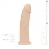 Real Fantasy - Parker Realistic. Dildo bez jąder z realistycznymi teksturami. Wysokiej jakości materiał silexpan. 19 cm długości, 4,7 cm średnicy