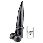 Kiotos Monstar - Kangaroo. Dildo w kształcie penisa kangura z wyraźnymi jądrami. 33 cm długości, 7 cm średnicy i solidna podstawa